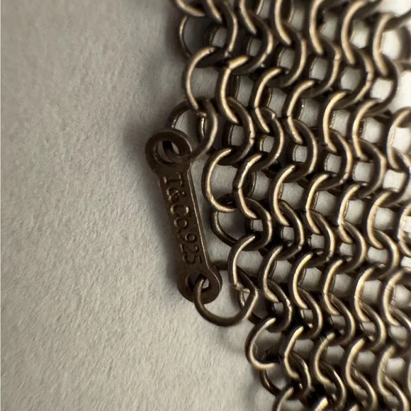 Tiffany/ Elsa Peretti Mesh Bib Necklace - Picture 5 of 10